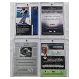 Lucius Fox 2016 Bowman Inception Auto, Ronnie Dawson 2022 Rookie Topps Chrome Auto, Ryder Green 2018 Leaf Auto, Hunter Dozier 2013 Leaf Auto