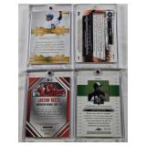 Joe Perez 2017 1st Bowman Auto 51/75, Kodi Medeiros 2014 Leaf Valiant Auto Numbered 20/25, Nolan Watson 2015 Leaf Draft Auto, Jakson Reetz 2014 Panini Draft Picks Auto Numbered 34/60