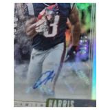 Skylar Thompson 2022 1st Bowman Prospect Auto, Deonte Harris 2019 Panini Contenders Rookie Ticket Auto, Rakim Jarrett 2022 Bowman University Auto, Damien Harris Rookie 2019 Panini Auto Numbered 1/50