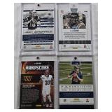 A.J. Brown 2019 Panini Legacy Rookie, Jared Goff Rookie 2016 Panini, Jimmy Garoppolo 2014 Panini Rookie, Austin Ekeler 2024 Panini Score