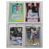 Joel Payamps 2013 Panini Elite Extra Edition Auto 109/749, Tristan Pompey 2019 Topps Pro Debut Auto 20/50, David Paulino 2017 Panini Signature Series Auto 09/49, Federico Polanco 2022 Topps Pro Debut 
