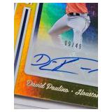 Joel Payamps 2013 Panini Elite Extra Edition Auto 109/749, Tristan Pompey 2019 Topps Pro Debut Auto 20/50, David Paulino 2017 Panini Signature Series Auto 09/49, Federico Polanco 2022 Topps Pro Debut 