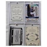 Justus Sheffield 2018 Panini Elite Extra Edition Patch Relic, Ben Schwartz 2019 Allen & Ginter Relic, Myke Towers 2024 Allen & Ginter Patch, Max Muncy 2021 Topps All-Star Game Patch