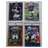Rome Odunze 2023 1st Bowman, Kelvin Benjamin 2017 Panini Plates & Patches 23/25, J.K. Dobbins Rookie 2020 Panini Score, Will Anderson Jr. 2023 Rookie Panini Prizm Refractor