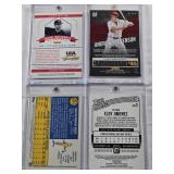 Andrew Stevenson 2018 Panini Prestige Auto 186/199, Eloy Jimenez 2018 Donruss Optic Rated Prospect Auto, Isaac Gutierrez 2013 Panini Certified Champions Auto 42/49, Greyson Jenista 2019 Topps Auto
