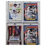Danny Santana 2014 Donruss The Rookies Auto, Danny Santana 2014 Donruss The Rookies Auto, Ryan Eades 2013 Leaf Memories Auto Numbered 26/50, Aaron Slegers 2013 Panini Elite Extra Edition Auto Numbered