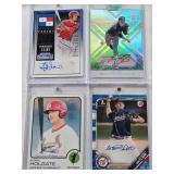 Daulton Jefferies 2016 Panini Extra Edition Auto, Andrew Istler 2019 1st Bowman Auto 076/150, Jonathan Arauz 2015 Panini International Autograph, Ryan Holgate 2022 Topps Heritage Auto