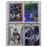 Jimmy Garoppolo Rookie 2014 Fleer Showcase, Jimmy Garoppolo 2014 Topps, Jason Kelce 2024 Topps Chrome, Xavier Worthy 2023 Bowman University