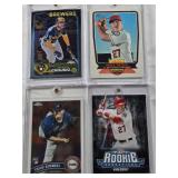 Mike Trout 2016 Topps Heritage Award Winners, Mike Trout 2015 2012 Topps Rookie Sensations, Jackson Chourio 2024 Topps Chrome Rookie, Craig Kimbrel 2011 Topps Chrome Rookie