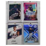 Brent Honeywell 2015 Panini Elite Extra Edition Auto 54/75, Payton Henry 2016 Panini Elite Extra Edition Auto, Pat Mahomes Auto 1992 Upper Deck Diamond Debuts, Ethan Hankins 2018 Panini USA Stars & St