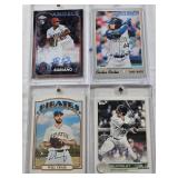 Carlos Cortes 2019 Topps Heritage Cyclones Auto, Cal Conley Rookie 2022 Topps Pro Debut Auto, Jose Soriano 2024 Topps Chrome Rookie Auto, Will Craig 2021 Topps Heritage Rookie Auto