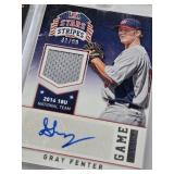 Nelson Velazquez 2022 Topps Pro Debut Auto, Gray Fenter 2015 Panini Stars and Stripes Game Gear Auto Patch 41/99, JC Correa 2022 Topps Heritage, Grant Gambrell 2020 Topps Heritage Minor League Auto