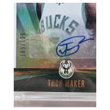 Daniel Gafford 2019-20 Panini Rookie Ink Auto, Thon Maker 2016-17 Panini Studio Auto 105/125, KZ Okpala 2019-20 Panini NBA Hoops Hot Signatures Rookie Auto, Tyler Beard 2022 1st Bowman University Auto