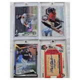 Heliot Ramos 2019 Topps Certified Auto, Mark Mathias 2014 Panini USA Baseball Game Ticket Auto 19/30, Dominic Fletcher 2019 Topps Pro Debut Auto, Dalton Rushing 2022 Panini Elite Extra Edition Prime N