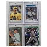 Wenceel Perez 2024 Topps Rookie White Border, Nolan Arenado 2019 Bowman Green, Paul Skenes 2024 Topps Rookie, Trevor Story Rookie 2016 Topps Numbered 712/999