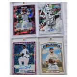 Reese McGuire 2019 Panini Auto, Will Craig Rookie 2021 Topps Heritage Auto, Edwin Nunez 2022 Panini Prizm Auto 01/12, Touki Toussaint 2019 Panini Donruss Optic Rated Rookie Auto