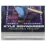 Elly De La Cruz 2024 Topps Rookie, Mike Trout 2015 Topps Gypsy Queen, Derek Jeter Kenner Starting Lineup Young Sensations, Kyle Schwarber 2023 Topps Home Run Challenge 995/1368