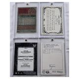 Elly De La Cruz 2024 Topps Rookie, Mike Trout 2015 Topps Gypsy Queen, Derek Jeter Kenner Starting Lineup Young Sensations, Kyle Schwarber 2023 Topps Home Run Challenge 995/1368