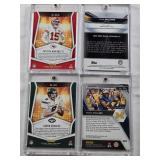 Caleb Williams 2022 Bowma U, Nico Collins 2021 Panini Prizm Rookie, Patrick Mahomes II 2023 Rookies & Stars Panini Standing Ovation, Aaron Rodgers 2023 Panini Rookies & Stars Standing Ovation