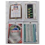 Jakson Reetz 2014 1st Bowman Chrome Auto, Justus Sheffield Rookie 2019 Topps Chrome Auto 65/99, Cole Stobbe 2015 Panini Elite Extra Edition Auto 44/49, Sean Reid-Foley 2014 Panini Draft Picks Press Pr