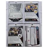 Nico Collins 2021 Panini Prizm Rookie, Trevor Etienne 2023 1st Bowman University, Johnny Manziel Rookie 2014 Topps Finest, Josh Allen 2021 Panini Prizm Draft Picks