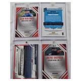 Sean Reid-Foley 2019 Optic Rated Rookie Auto, Justus Sheffield 2014 Panini Prizm Draft Picks Auto, Sean Reid-Foley 2014 Panini Prizm Draft Picks Auto, Eddy Julio Martinez 2016 1st Bowman Chrome Auto