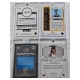 Victor Wembanyama 2023-24 Panini Arriving Now Rookie, Emoni Bates 2023 Upper Deck Exquisite Collection 26/149 Rookie, Victor Wembanyama 2023-24 NBA Hoops Rookie, Donovan Mitchell 2017-18 Donruss Rated