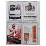 A.J. Brown 2019 Panini Legacy Rookie, Joe Burrow 2020 Panini Donruss Optic Rookie, Zay Flowers 2023 Panini Absolute Football Rookie, Timothy Wright 2013 Panini Spectra City Limits Rookie 21/25