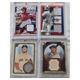 Gleyber Torres 2020 Topps Opening Day Patch, Trey Mancini 2023 Allen & Ginter Relic, Joey Votto 2022 Topps Opening Day Patch, Alex Verdugo 2023 Allen & Ginter Patch