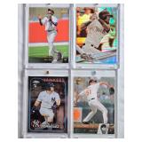 Luis Castillo 2010 Upper Deck 35/99, David Dahl 2017 Topps Chrome, Jasson DomÃ­nguez 2024 Topps Chrome, Rich Hill 2010 Upper Deck 2x/99
