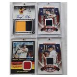 Hagen Danner 2015 Panini USA Baseball Extra Edition Patch, Triston Casas 2015 Panini USA Baseball Extra Edition Patch, Brady Aiken 2013 Leaf Perfect Game Patch Auto, Wander Franco 2020 Topps Heritage 