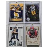 JaMarr Chase 2021 Panini Prizm Rookie, Deebo Samuel 2019 Panini Legacy Rookie, Jared Goff 2016 Panini Contenders Draft Picks School Colors, Jared Goff 2016 Panini Contenders Draft Picks Game Day