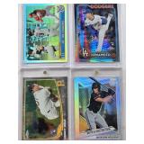Yoshinobu Yamamoto 2024 Topps Chrome Rookie Refractor, Jackson Holliday 2022 Panini Elite Extra Edition, AL HR Leaders 2021 Luke Voit, Jose Abreu, Mike Trout 005/199, Gerrit Cole 2013 Topps Chrome Roo