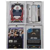 Cade McNamara 2022 1st Bowman U, Joey Bosa 2016 Panini Donruss Rated Rookie, Justin Fields Rookie 2021 Panini Prizm All Americans, Jared Goff 2016 Panini Contenders Draft Picks Passing Grades