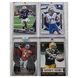 Puka Nacua 2023 Panini Rookies & Stars Rookie, Davante Adams Rookie 2014 Panini, Rome Odunze 2023 1st Bowman U Chrome, CJ Stroud 2022 Bowman U
