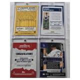 Jordan Montgomery 2017 Panini Contenders Rookie Auto, Jason Jennings 2003 Upper Deck Spectrum Auto 78/100, Chance Adams 2017 Topps Heritage Minor League Auto, Jackie Bradley Jr. 2022 Topps Opening Day