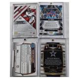 Ray Davis 2024 Panini Prizm Prizmatic Rookie, Micah Parsons 2021 Panini Select Rookie, KeShawn Vaughn 2020 Panini XR Triple Patch Auto Rookie 107/199, Caleb Williams 2022 1st Bowman U