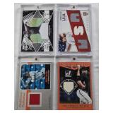 Connor Ollio 2015 Panini USA Baseball Triple Patch 43/99, Adalberto Mejia 2017 Panini Diamond Collection Patch, Kumar Rocker 2022 Panini Elite Extra Edition Patch, Seuly Matias 2019 Topps Clubhouse Co
