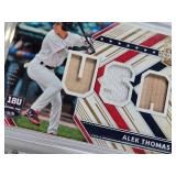 Michael Stefanic 2023 Topps Inception Rookie Auto 094/125, Kyle Lewis 2020 Topps Auto, Alek Thomas 2018 Panini Elite USA Baseball Triple Relic 98/99, Luke Voit 2021 Topps Big League Auto 22/99