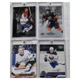 Jacob Perreault Rookie Premier 2022-23 Upper Deck Trilogy 632/899, Isak Rosen 2023-24 Upper Deck Young Guns, Guy Lafleur 2010-11 Upper Deck Black Diamond, Samuel Fagemo 2022-23 Upper Deck Young Guns C
