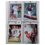 Mike Trout 2018 Topps Opening Day, Mike Trout 2019 Topps Anniversary Refractor, Mike Trout 2018 Topps BL, Mike Trout 2018 Donruss SP