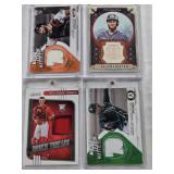 Randy Arozarena 2023 Allen & Ginter Relic, Jesus Luzardo 2021 Topps Major League Material Patch, Joey Bart 2021 Topps Major League Material Patch, Tyler Stephenson 2021 Panini Rookie Threads Patch