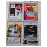 Jeison Guzman 2015 Panini Elite Extra Edition Auto, Cadyn Grenier 2018 1st Bowman Chrome Auto, Scott Kingery 2015 Panini Contenders Auto, Foster Griffin 2014 Panini Prizm Draft Picks Prospect Signatur