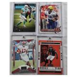 JJ McCarthy 2022 1st Bowman U, Ja Marr Chase 2021 Panini Rookie of the Year, Tua Tagovailoa 2020 Panini Rookie, Tua Tagovailoa 2020 Panini Playoff Rookie