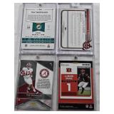 JJ McCarthy 2022 1st Bowman U, Ja Marr Chase 2021 Panini Rookie of the Year, Tua Tagovailoa 2020 Panini Rookie, Tua Tagovailoa 2020 Panini Playoff Rookie