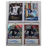 Reggie Lawson 2015 Panini USA Baseball Auto 49/49, Jacob Amaya Topps Auto 016/150, Gareth Morgan 2014 Panini Prizm Draft Picks Prospect Signatures Auto 046/100, Gareth Morgan 2014 Panini Prizm Draft P
