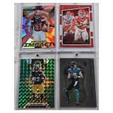 Clyde Edwards-Helaire 2020 Panini Donruss Gridiron Kings, Trevor Lawrence 2021 Panini Select Rookie, Nick Chubb 2018 Panini Prizm Instant Impact, Najee Harris 2023 Panini Mosaic Refractor