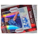 Logan Wyatt 2020 Topps Pro Debut Auto, Colton Welker 2018 Topps Auto, Bailey Falter 2015 Panini USA Champions Auto 22/25, Nick Wells 2014 Panini Elite Extra Edition Auto