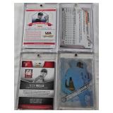 Logan Wyatt 2020 Topps Pro Debut Auto, Colton Welker 2018 Topps Auto, Bailey Falter 2015 Panini USA Champions Auto 22/25, Nick Wells 2014 Panini Elite Extra Edition Auto