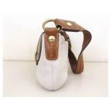 Authentic Coach White Pebbled Leather Soho Bag